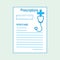 Prescriptions and Stethoscope icon