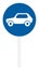 Prescriptive traffic sign - Movement of cars