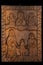 Presentation of the Blessed Virgin Mary Naive Wood Bas Relief