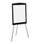 Presentation easel drawing whiteboard.