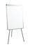 Presentation flipchart easel stand board, isolated on white