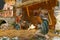 The Presepio Inside St. Peter`s Cathedral for Christmas, Vatican, Italy
