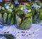 Preservation of cucumbers for the winter