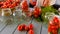 Preservation tomatoes in jars. Selective focus.