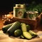 preservation of vegetables and cucumbers in glass jars, preparations for the winter