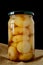 Preserve of pickled onions (cipolline borettane)