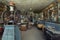 Preserved general store interior in ghost town Bodie, in Bodie State His