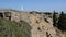 Preserved remains of buildings in Pompeii city, Naples, Italy shown in sequence