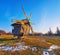 Preserved timber windmill, Pyrohiv Skansen, Kyiv, Ukraine