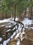 Preserved trenches from World War 1