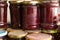 Preserves in jars in home basement