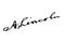 President Abraham Lincoln Signature