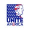 President-Elect Joe Biden USA Stars and Stripes Flag Unite America Retro