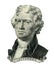 President Thomas Jefferson portrait Clipping path