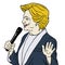 Presidential Candidate Hillary Clinton Cartoon Caricature