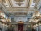 Presidential chamber with huge chandeliers