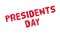 Presidents Day rubber stamp