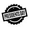 Presidents Day rubber stamp