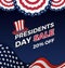 Presidents day sale background