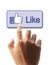 Press Facebook Like Button