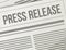 Press release closeup illustration design graphic