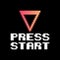 Press start pixels for 8 bit games