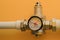 Pressure reducer with manometer