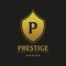 Prestige Hotel Logo and Emblem. Vector logo illustration.