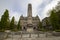 The Preston Cenotaph stands in Market Square, Preston, Lancashire