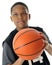 Preteen Basketball Shooting Close-up