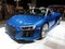 Pretty Blue Audi R8 Spyder Convertible