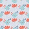 Pretty bright floral pattern background.