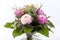 A pretty bunch of flowers with pink ranunculus