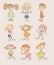 Pretty cartoon girls