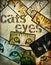 Pretty Cats Eyes Art Collage