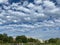 Pretty Clouds Above the Community Garden