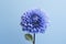 A pretty delicate lilac flower, isolated on background with copy space. Ai generated
