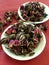 Pretty dried roses, rose petals, flower buds