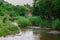 Pretty little river flowing through the savannah