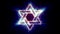 pretty magen david background - creative object 3D rendering