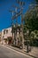 Pretty narrow lane in the old town of Rethymno, Crete, Greece