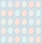 Pretty pastel easter eggs pattern