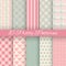 Pretty pastel vector seamless patterns (tiling,