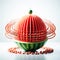 A pretty photo of an Artistic Sculpture of a watermelon. Beautify your room, your kitchen or your website with beautiful photos
