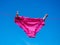 Pretty in Pink Panties drying on the washing line.