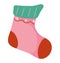 pretty pink sock