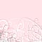 Pretty Pink Swirls Background