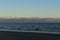 Pretty seascape on the coast of orleans with dark clouds