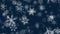 Pretty Snow 4k Glittering Christmas Snowflakes Video Background Loop @60fps