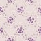 Pretty tiny flower pansy blooms pattern. Seamless repeating.